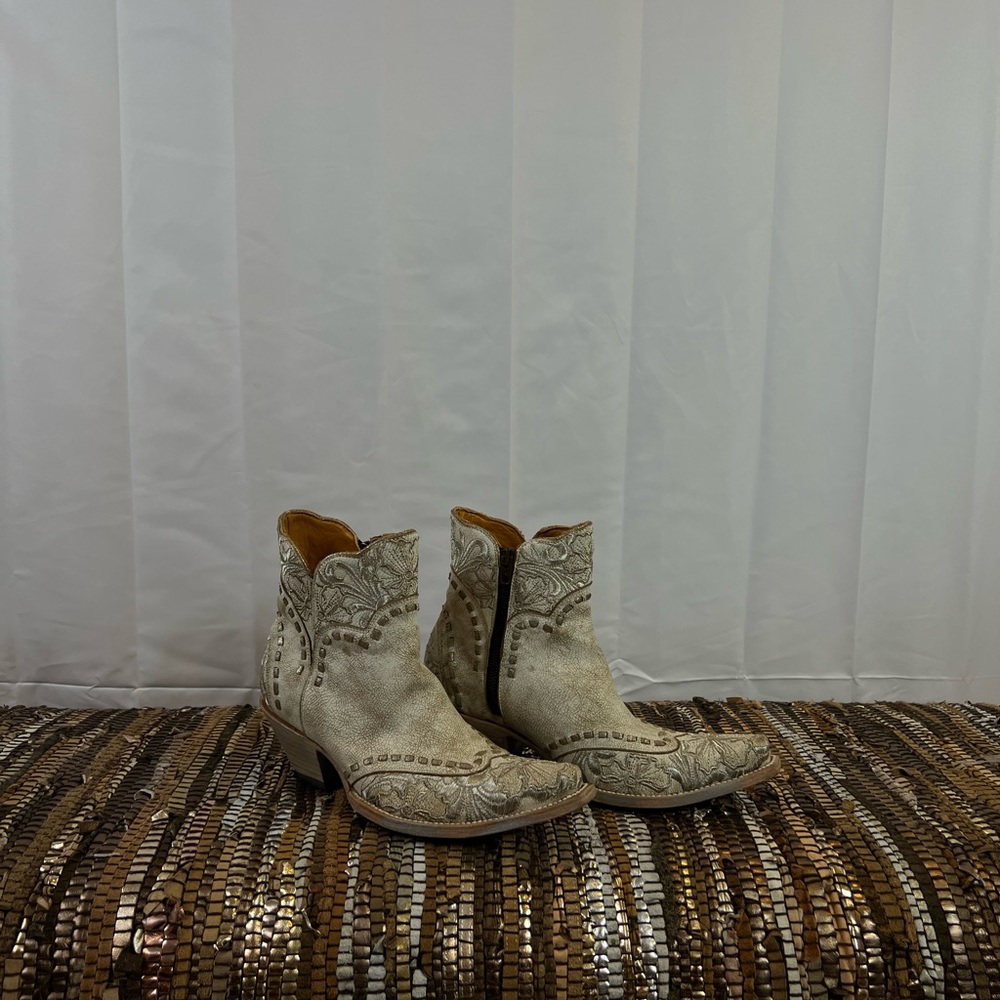 OLD GRINGO-Women's Erin - Crackled Beige - 9.5